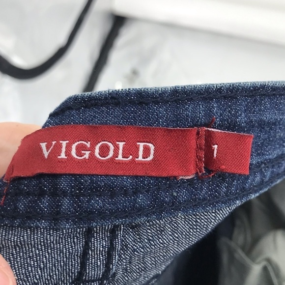 Vigold Button Flap Embroidered Pocket BootCut Jean👖 - Picture 8 of 10